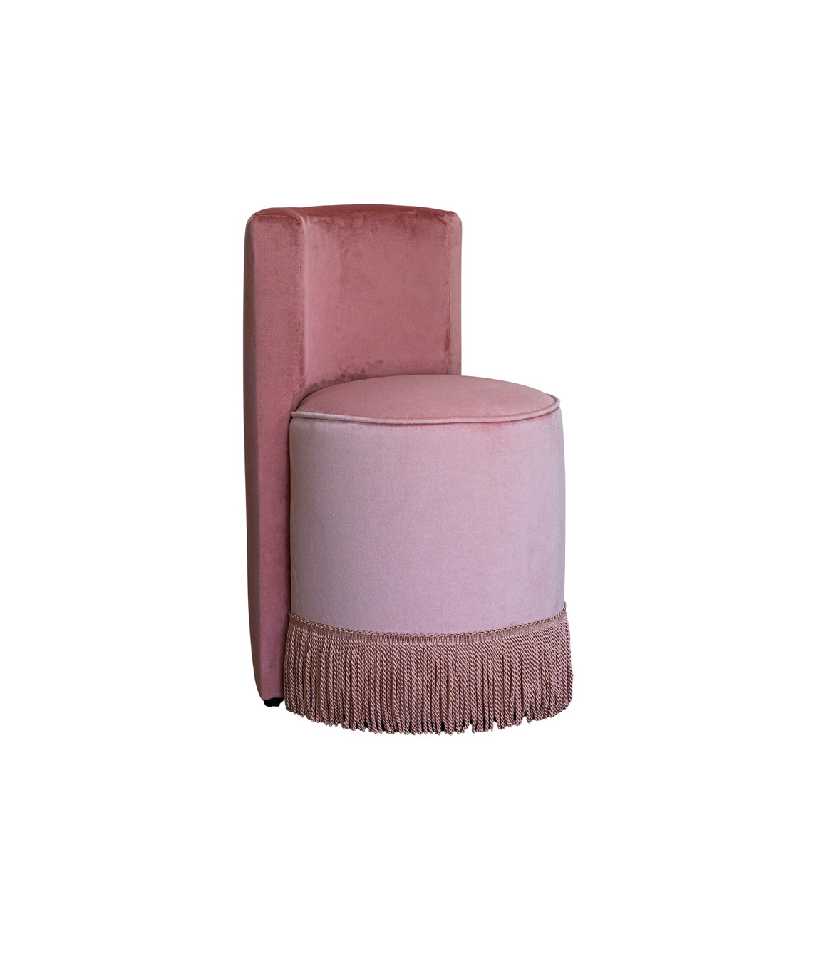 Velvet Majesty Puf-Pink